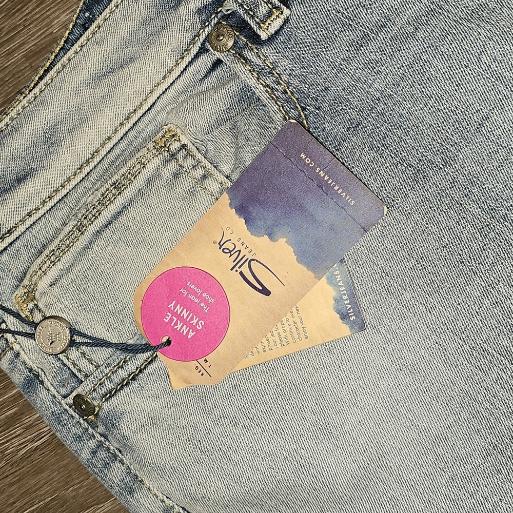 SILVER JEANS Womens NWTS sz 22/27 Ankle Skinny IZZY high rise jeans! Maurices - Picture 8 of 16